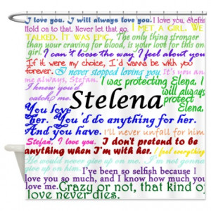 Elena Gifts > Elena Bathroom Décor > Stelena Quotes Shower Curtain