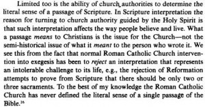 Private Interpretation of Scripture for Roman Catholics