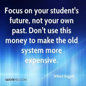 Focus on your student's future, not your own past. Don't use this ...
