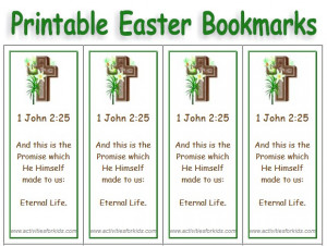 ... poem or bible verse. Free, custom, printable bookmarks for #Easter