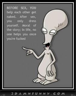 American Dad's Roger Teaching Morals Of Life