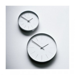 Max Bill Wall Clock with Lines, Wall Clocks & Max Bill Wall Clocks ...