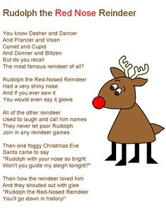 Rudolf the Red Nose Reindeer lyrics More