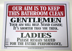 Related Pictures funny keep toilet clean signs printable documento sin ...