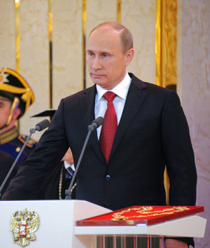 ... Putin takes his oath of office in Moscows Kremlin, on May 7, 2012