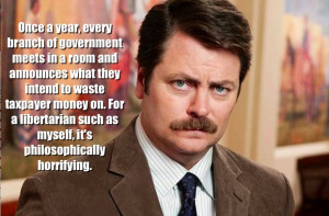 Ron Swanson’s 12 Awesomely Hilarious Libertarian Quotes About ...