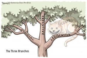 Fourth Branch of Government - Cartoon on Branches of Government