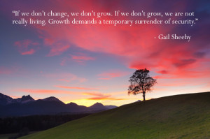 Growth Security Gail Sheehy heartmath quote