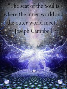 The seat of the Soul is where the inner world and the outer world meet ...