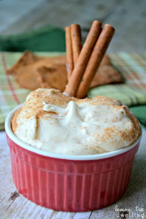 Eggnog Dip - rich, creamy, and perfect for dipping pretzels, cinnamon ...