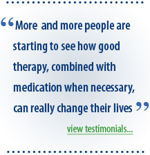 Often a combination of psychiatric medication and psychotherapy can ...
