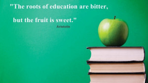 Home » Quotes » Aristotle - Education Quotes Wallpaper