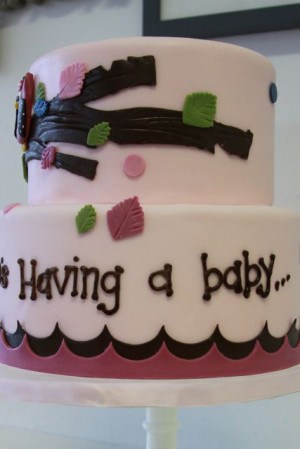 This next cake is a great twist on a popular baby shower cake we do ...