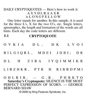 Joseph Crossword with Cryptoquote