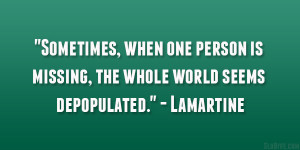 Lamartine Quote