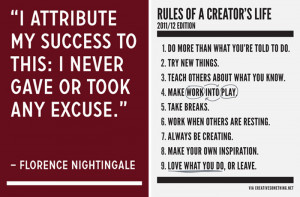 Motivational posters sourced from Creative Something.