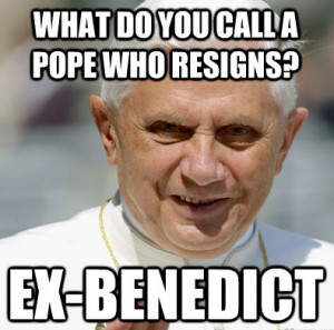 Pope Benedict XVI resigns: The best pope memes so far