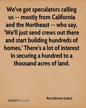 Ben Johnson (sales) Quotes | QuoteHD