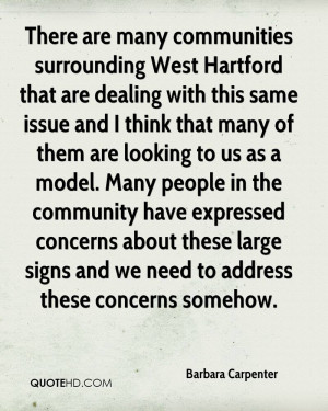 There are many communities surrounding West Hartford that are dealing ...