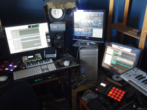 Studio A pre production Home Studios mainroom