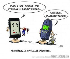 Funny photos funny Nokia cell phone drawing comic