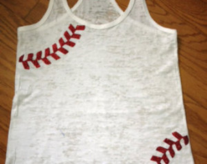 Rhinestone Baseball Mom Shirt - Bur nout Tank Top ...