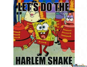 Sponge Bob..... Doing The Harlem Shake!?!?!?!