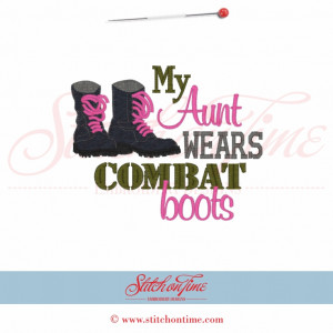 5305 Sayings : I Wear Crowns Daddy Wears Combat Boots 5x7 £1.90p