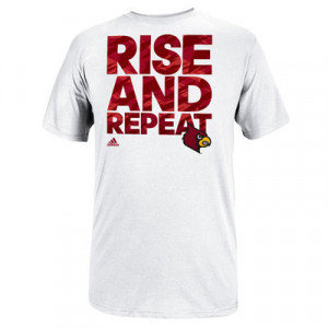 adidas Louisville Cardinals Rise and Repeat T-Shirt - T-Shirt