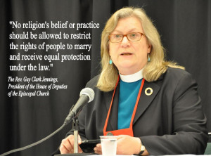 Stand with the Episcopal Church for Marriage Equality