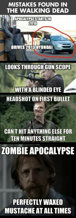 The Walking Dead mistakes...