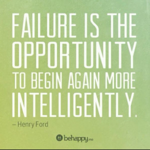 So maybe failure isn't that bad after all...