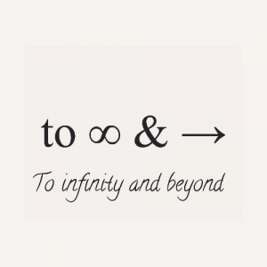 love you to infinity and beyond #love #quote