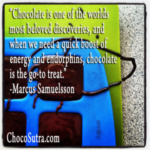 Marcus Samuelsson quote ChocoSutra