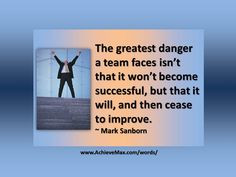 Quote Teamwork Mark Sanborn...