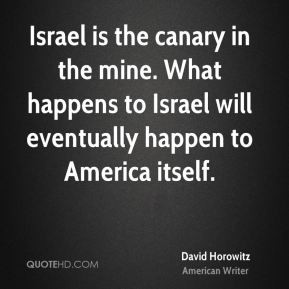 david horowitz david horowitz israel is the canary in the mine what