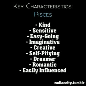 Key Pisces Characteristics.