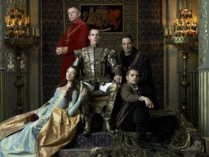 ... Jeremy Northam, Jonathan Rhys Meyers and Natalie Dormer in The Tudors