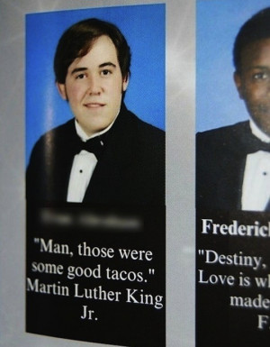 Senior Yearbook Quote Honors Lesser Known Martin Luther King Saying ...