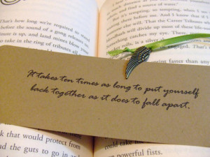 ... Together - Hunger Games Mockingjay Quote - Mockingjay Charm Bookmark