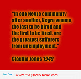 In One Negro Community After Another, Negro Women, The Last To Be ...