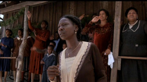 Whoopi Goldberg in The Color Purple as Celie Johnson