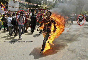 Rohingyas Muslim burned live by Budd extremist in Burma