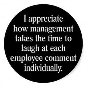 Employee Suggestion Box Round Sticker