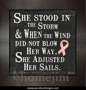 Breast cancer quote