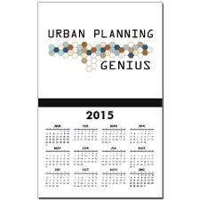 Urban Planner Wall Calendars for 2015 - 2016