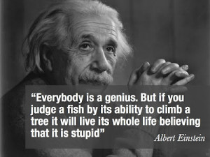 that every child is a genius. But I also believe that every child ...