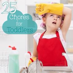 An extensive list of chores that your toddler can do on their own and ...