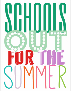 School’s Out for Summer via PartyBoxDesign