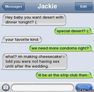 Funny iPhone SMS – Desert